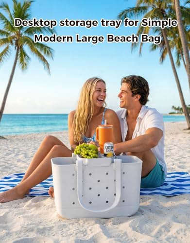 Beach Bag Tray for Bogg Bag & Simple Modern – Cup Holder