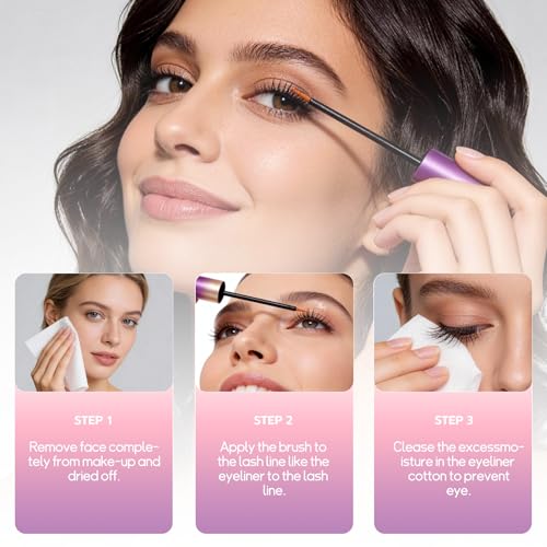 Eyelash Growth Serum with Advanced Formula to Boost Longer Fuller and Thicker Lashes and Eyebrows - Gentle & Vegan for Sensitive Eyes, Cruelty-Free
