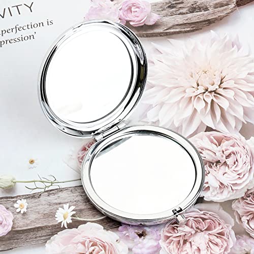 WSNANG Sisters Musical Inspired Gifts Musical Travel Makeup Mirror Musical Theater Fans Gift (Ver-nica Mirror-Steel)