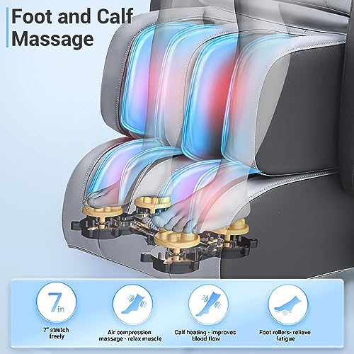 Mazzup Full Body Zero Gravity Shiatsu Massage Chair with Heat