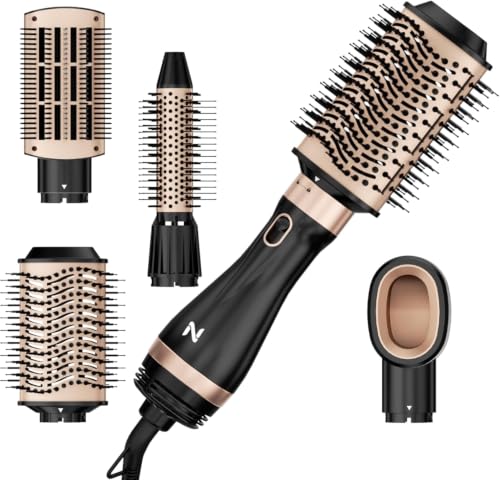 Natrial Hot Air Brush Hair Dryer & Volumizer - All-in-One Styling Tool