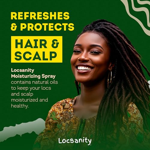 Locsanity Loc Spray - Rosewater & Peppermint Moisturizer 8oz