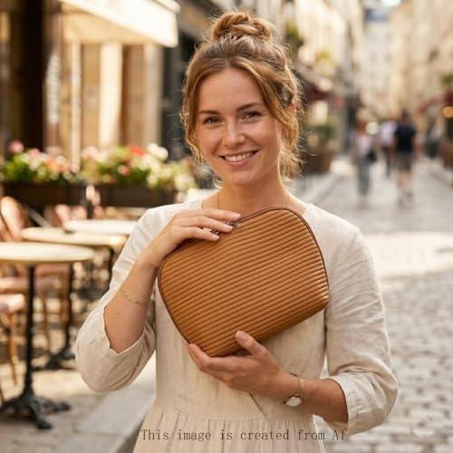 Travel Makeup Bag with Brush Holders & Compartments