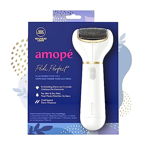 Amope Pedi Perfect Electric Callus Remover Foot File for Hard Skin