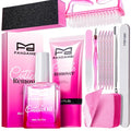FANDAMEI Professional Cuticle Remover Kit - 50 PCS Manicure Tools