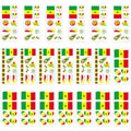2026 World Cup Flag Temporary Tattoos - 20 Sheets