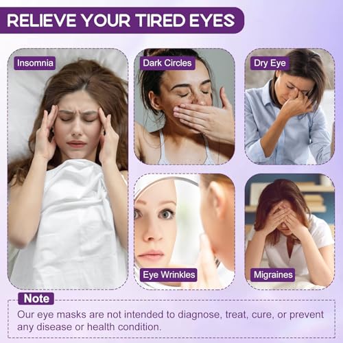 XPCARE 24 Pack Steam Eye Mask Disposable Self-Heating