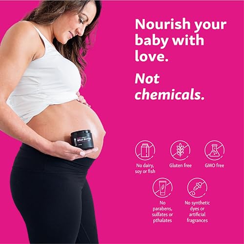 Glow Organics Belly Butter for Pregnancy – Stretch Mark Cream
