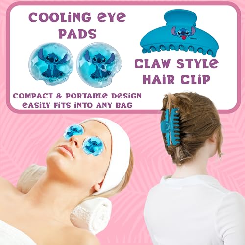 Disney Stitch Beauty Accessories Set with Cooling Gel Eye Mask & Headband