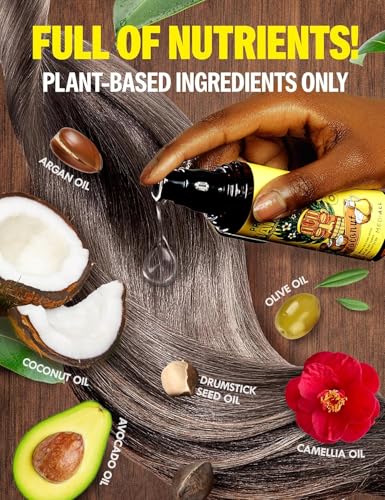 Premium Hair Oil for Damaged & Frizzy Hair with Argan & Coconut