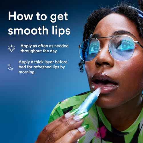 Experiment Softwear Smoothing Lip Treatment - 24hr Hydration with Squalane, Glycerin & Pomegranate Sterols - Intensive Moisture & Repair for Extra Dry, Flaky Lips - Vegan Lip Balm, .34 FL OZ