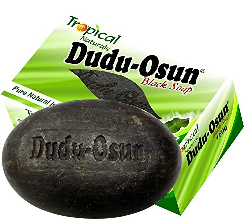 Dudu Osun Organic African Black Soap 150g - Natural Face & Body Wash for Acne, Eczema, Scar & Dandruff Relief
