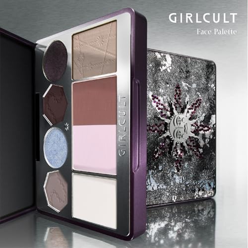 GIRLCULT All-in-One Cool-Toned Makeup Palette for Full Face & Smoky Looks