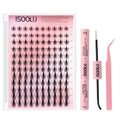 Lash Clusters Kit - 240 Pcs DIY Eyelash Extension with Bond & Seal