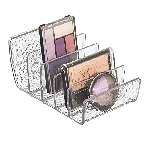 iDesign 55150M2 Rain Cosmetic Vanity Cabinet, Palette Organizer - Set of 2