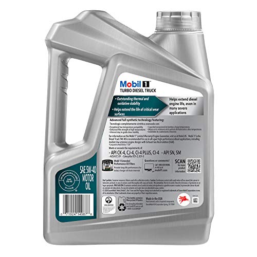 Mobil 1 Advanced Fuel Economy Full Synthetic Motor Oil 0W-16, 5 Quart