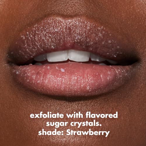 Lip Exfoliator - Moisturizing Strawberry Lip Scrub with Jojoba Oil, 0.10oz - Vegan & Cruelty-Free