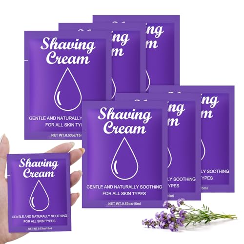 Womens Shaving Cream Bulk Travel,0.53oz Shave Gel for Women,Care Dry Skin Womens Shave Gel for Travel Guests(Verbena,Pack of 10)