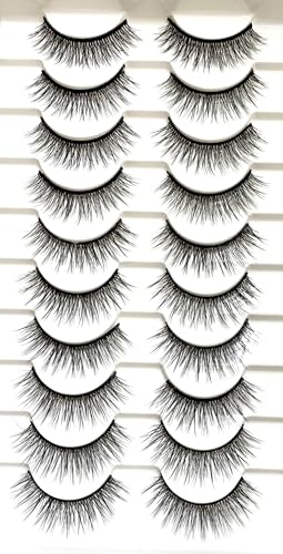 Faux Mink Lashes 12mm - 10 Pairs Everyday 222