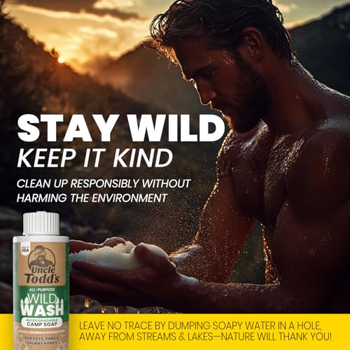 Uncle Todd's Biodegradable Camping Soap 4oz - Sage