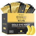 80 PCS Gold Collagen Under Eye Patches with Hyaluronate