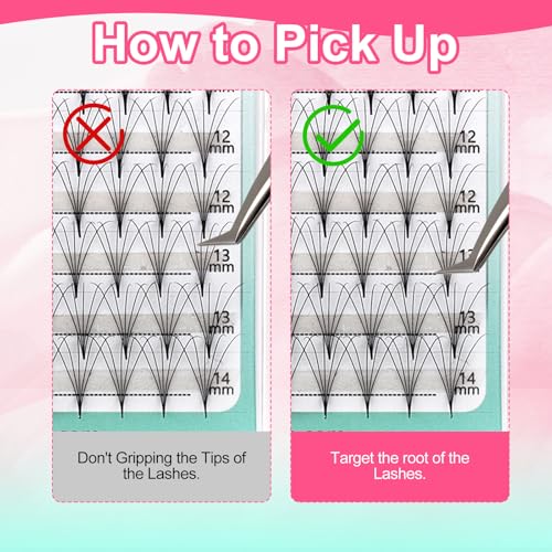 FADVAN 5D Premade Lash Fans 0.07 - 120PCS Volume Extensions