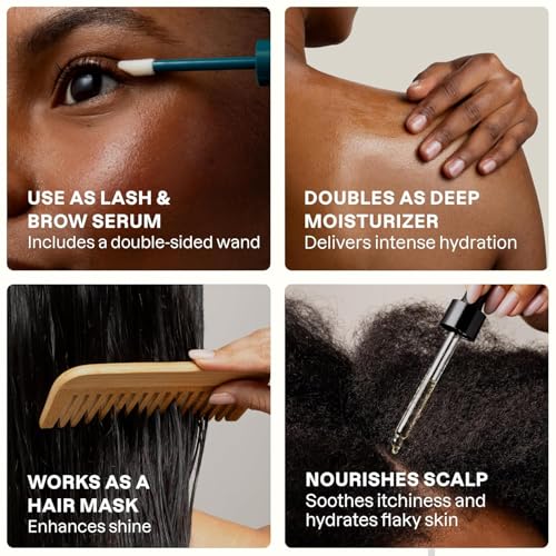Organic Castor Oil for Eyelashes & Skin - 1oz USDA Certified Vegan & Cold-Pressed