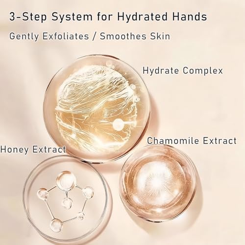 Grospe Chamomile Peel-Off Hand Mask - Exfoliating & Moisturizing Care, 1.7oz