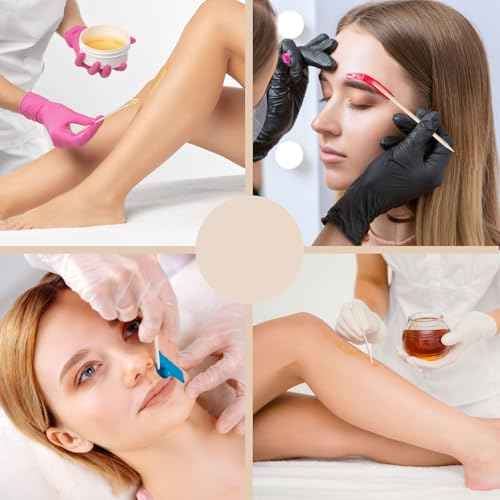 150Piece Waxing Sticks for Hair Removal - Borogo 6'' Premium Splinter-Free Wooden Wax Sticks for Waxing, Wax Stick for Body and Face Waxing