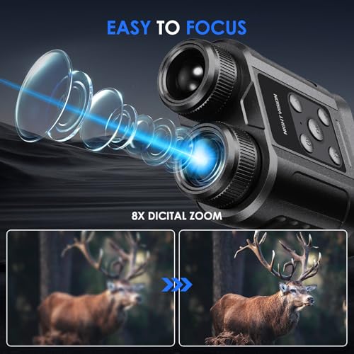 Night Vision Binoculars with 32GB Card, Photo/Video
