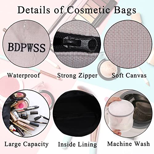 BDPWSS Lawyer Makeup Bag Future Attorney Gifts Legal Balance Gift Law Graduation Gift a Woman's Place Is In The Courtroom Cosmetic Bag (Place In Courtroom)