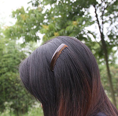 Plastic Hair Side Comb Clip - 12 Pack, 3.2 inch