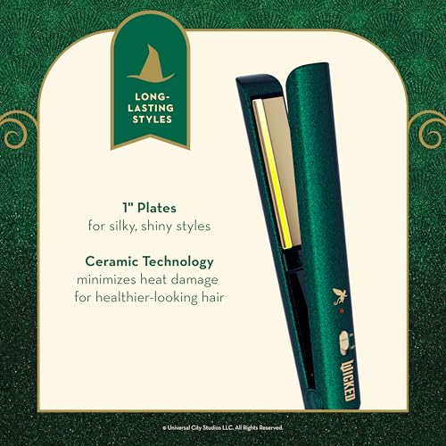 Wicked Elphaba Flat Iron from Conair, 1-inch Hair Straightener
