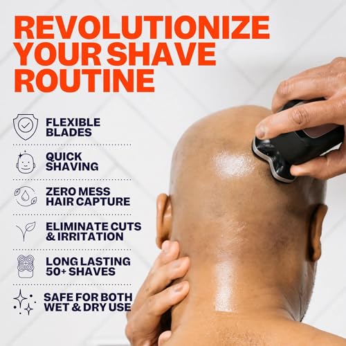 Replacement Blades for Freebird Flex Series Pro Head Shaver - High-Performance Bald Head Razor Refills