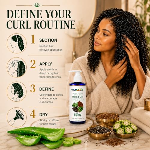 ATAMAZE Mixed Gel - Natural Hair Curl Definer & Moisturizer