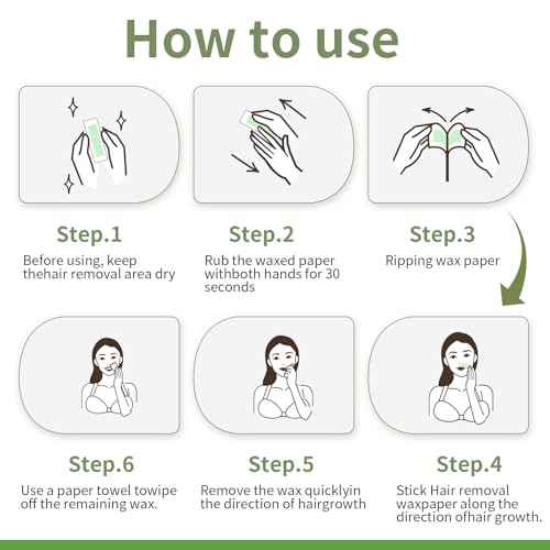 Facial Wax Strips for Women ? 98% Natural Formula, Hypoallergenic for Sensitive Skin ? Face Wax Strip for Hair Removal, Gentle & Quick Eyebrow Wax Strips for Upper Lip, Chin, Legs & Bikini Line