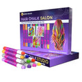 Hair Chalk Pens for Kids - 10 Temporary Washable Colors