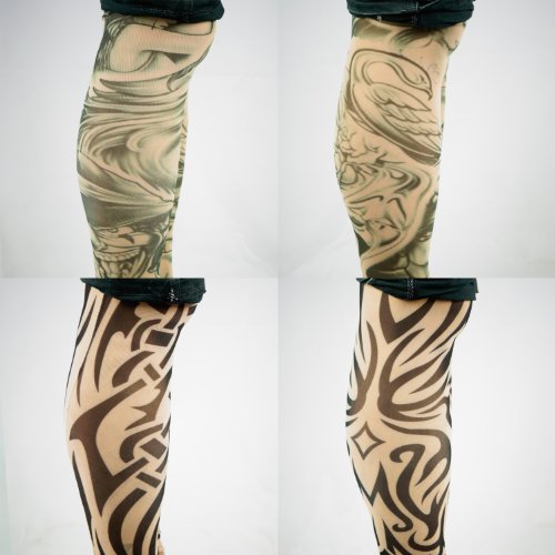 Kare & Kind Fake Temporary Tattoo Sleeves, 10 Pack