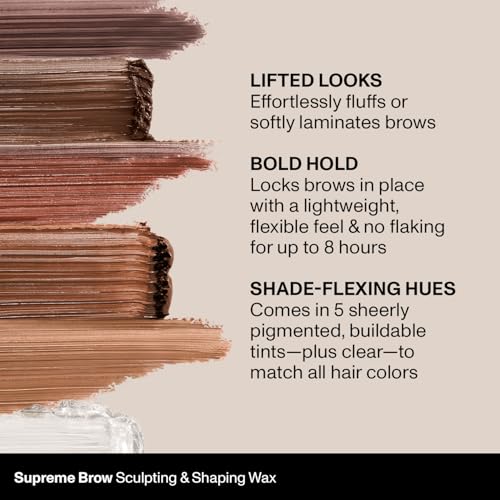 Morphe Supreme Brow Wax - Clear, Water-Resistant, 8-Hour Hold