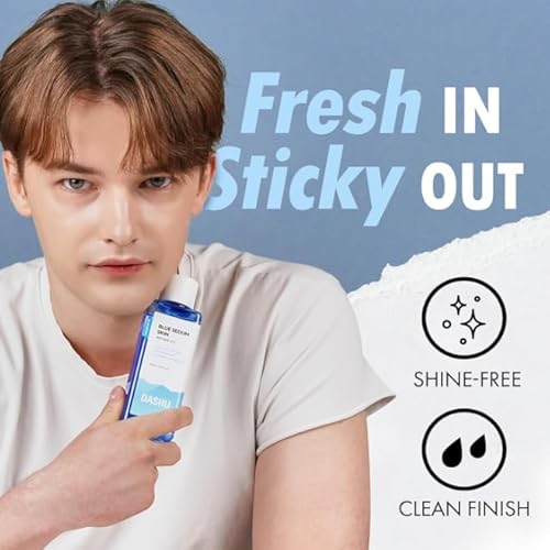 DASHU Sedum Skin | Hypoallergenic Hydrating and Soothing Korean Skin Care Toner w/ 8 Types of Hyaluronic Acids | Skin Care 5.07 fl oz