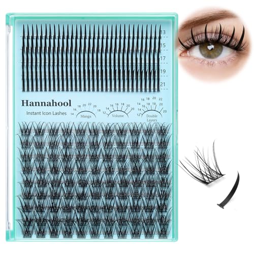 DIY Cluster Lashes 12-22mm Wide Stem D Curl Volume Extensions