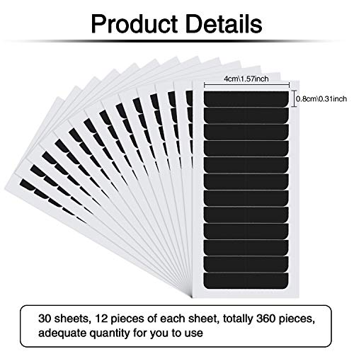 Blulu 360 Pcs Double Sided Hair Extension Tape Tabs