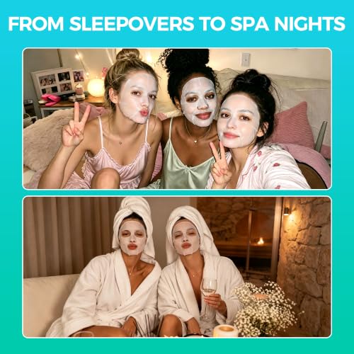 ZealSea Natural Collection 7 Pack Face Masks for Skin Hydration & Glow
