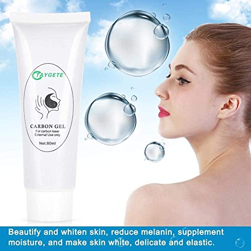 80ML Carbon Peel Cream Gel for Skin Rejuvenation Black Doll,Facial Skin Deep Cleaning with Carbon Gel Nano Activated Carbon for Laser (1pc)
