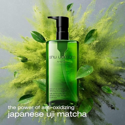 Shu Uemura AntiOxi+ Clarifying Cleansing Oil, Makeup Remover and Facial Cleanser to Combat Dullness and Impurities