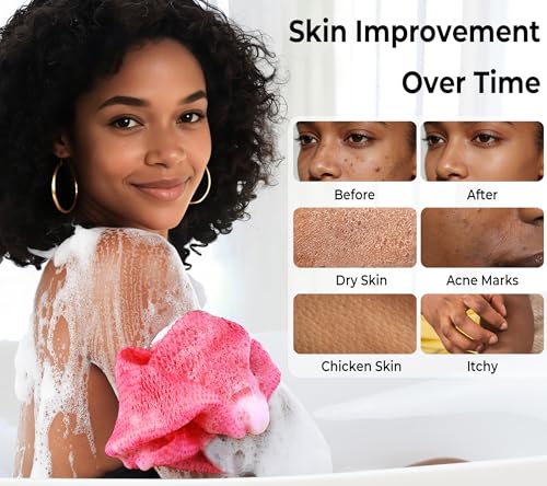 African Net Sponge Exfoliating Body Scrubber - 2 Pack