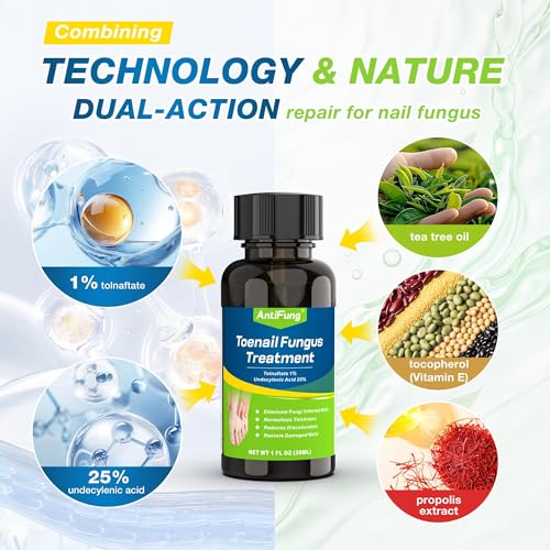 Extra Strength Toenail Fungus Treatment with 25% Undecylenic Acid - 30ml