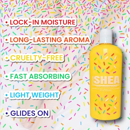 Shop Stunner Shades | Birthday Cake Nourishing Daily Moisturizering Body Lotion with Shea Butter. Lighweight and Smooth, 8 fl oz