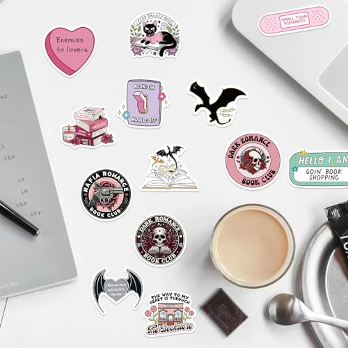 200 PCS Holographic Book Stickers for Adults - Vinyl Sticker Pack