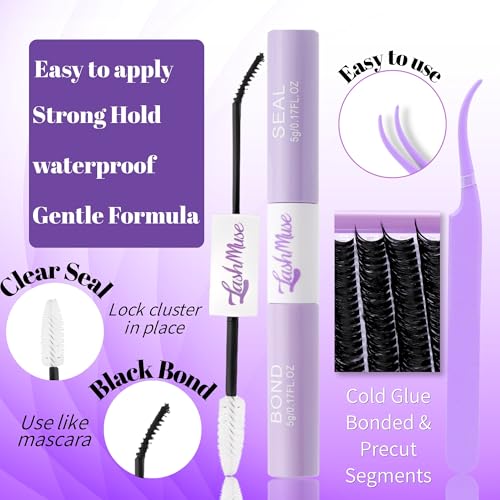 640Pcs Lash Cluster Kit - 50D to 100D Volume Lashes 8-16mm